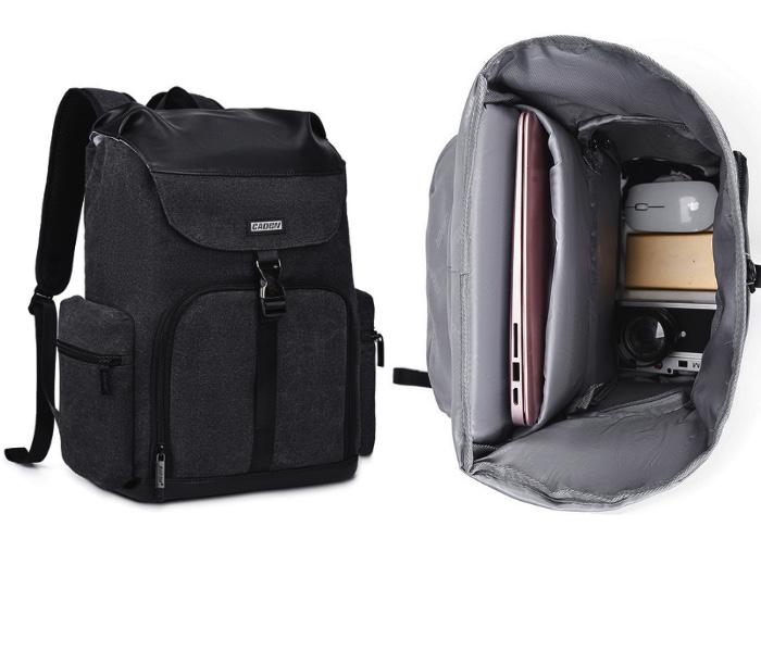 Plátěný batoh na fotoaparát