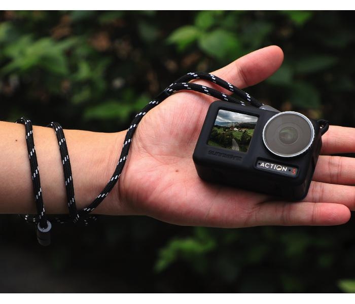 DJI Osmo Action 3 - Silikonový obal s popruh (černý)