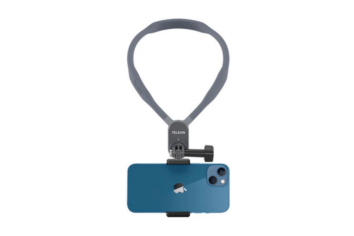 TELESIN - Magnetický držák na krk pro akční kamery (verze MAX)