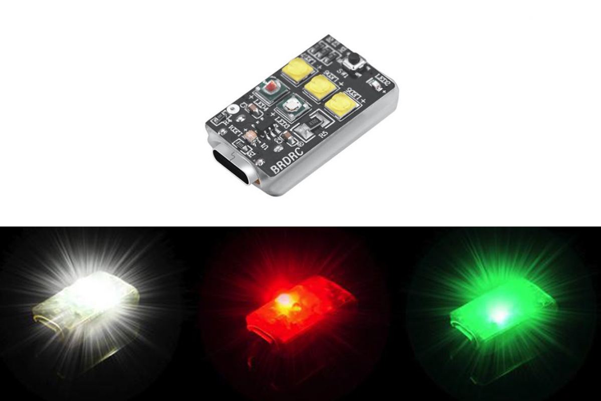MINI vysoce světelný drone stroboskop (vč Aku)