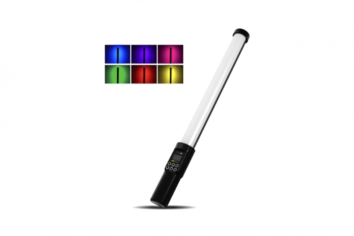 PULUZ - Nastavitelné RGB LED světlo (vč. baterie)