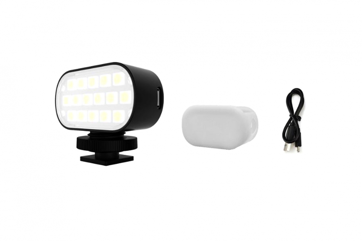 PULUZ - MINI Nastavitelné RGB LED světlo (vč. baterie)