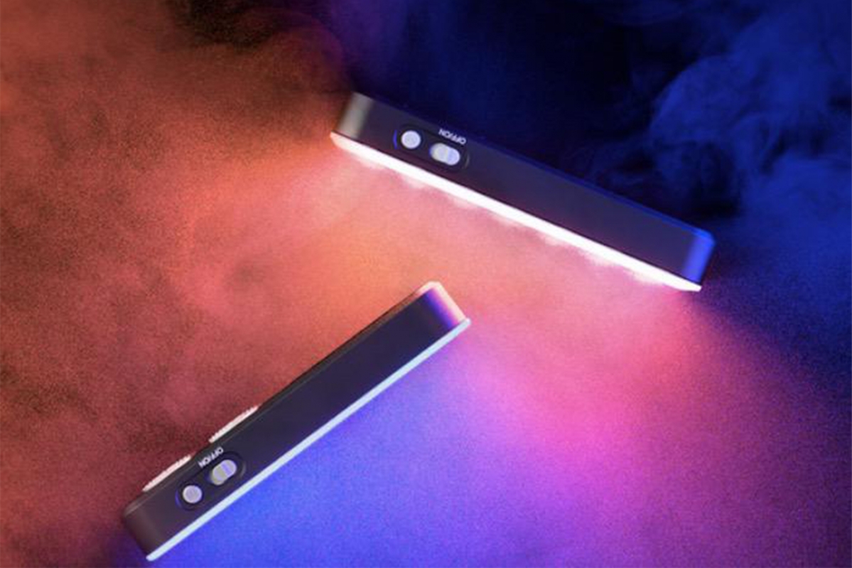 Nastavitelné RGB LED světlo s OLED obrazovkou (vč baterie)