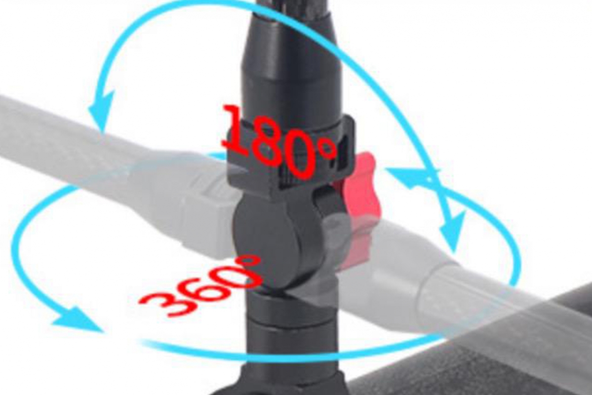 Vylepšený držák na kolo/motorku z hliníkové slitiny s víceúhlovým nastavením