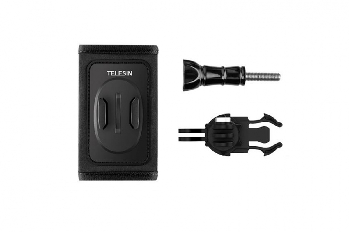 TELESIN - popruh na batoh s otočným dvojitým J-hook držákem