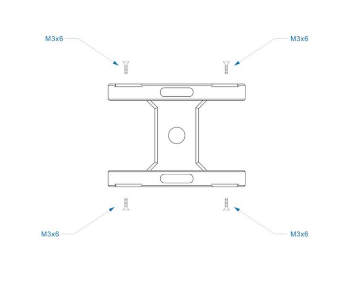 Robomaster S1 - výztuha přední části