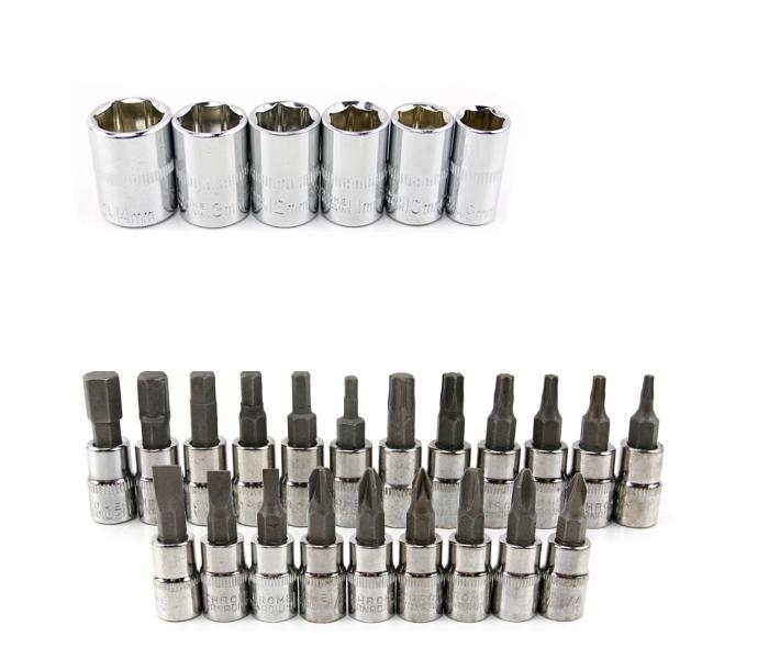 Ocelová sada nářadí (Černá)