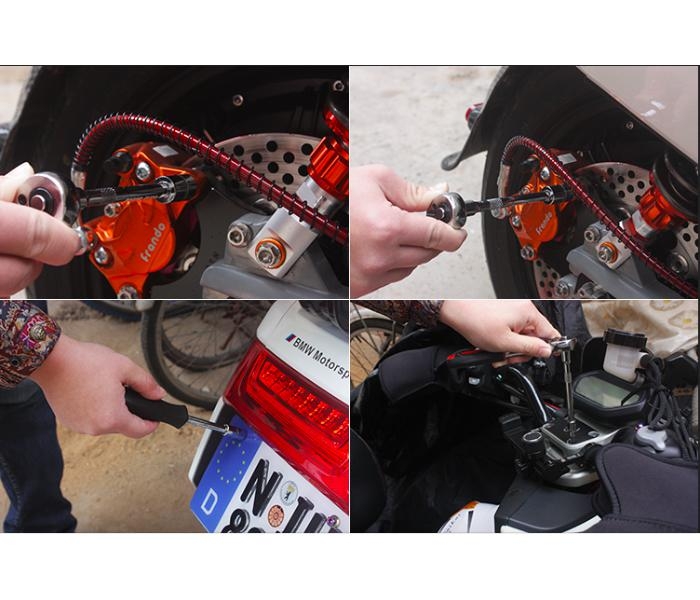 Ocelová sada nářadí (Černá)