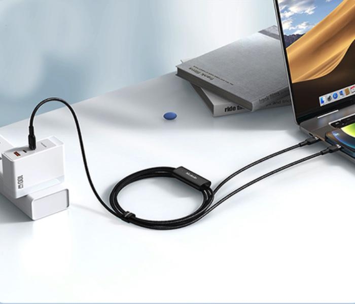 2in1 100W PD Fast Charging Cable (C to C+L)