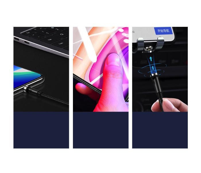 2.1A U59 Micro-USB Kabel s Otočnou Magnetickou Koncovkou (1m)