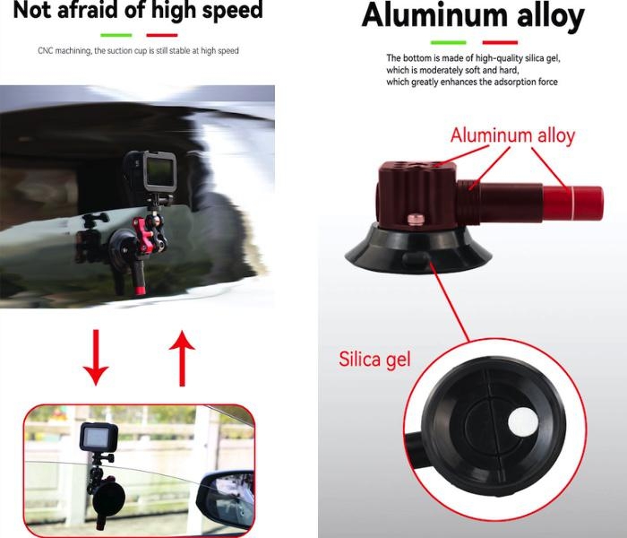 CNC rychloupínací držák na vozidlo (Titanium)