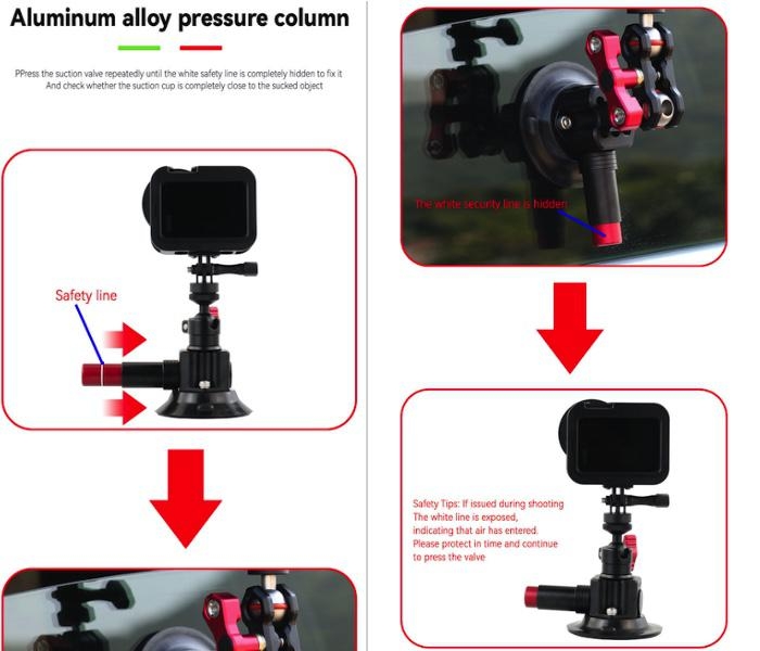 CNC rychloupínací držák na vozidlo (Titanium)
