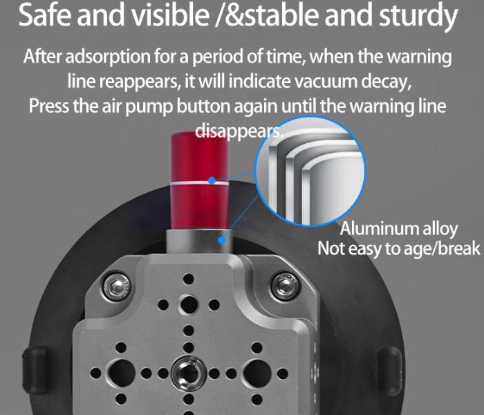 CNC rychloupínací držák na vozidlo (6inch) Titanium