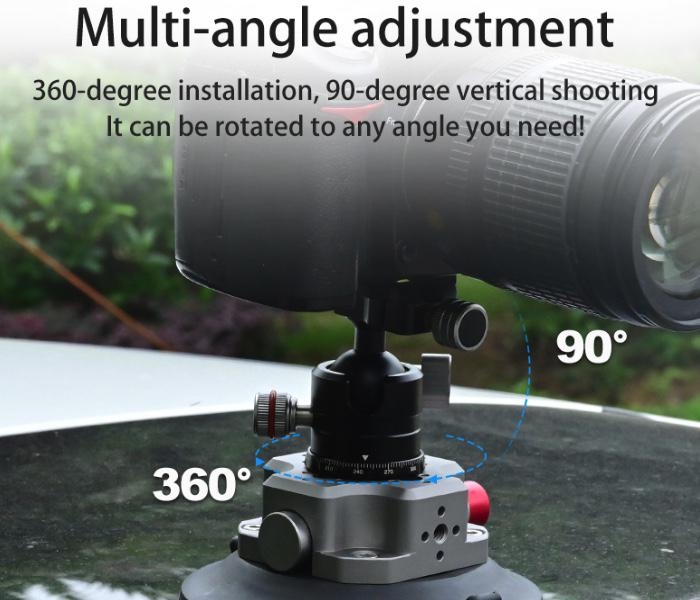 CNC rychloupínací držák na vozidlo (6inch) Titanium