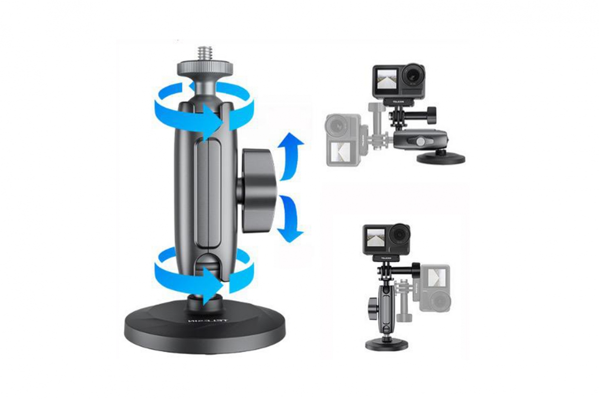 TELESIN - Magnetický držák do auta pro akční kamery