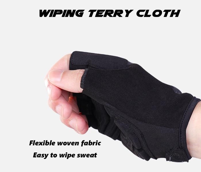 Půlprstové tenké rukavice (XL)