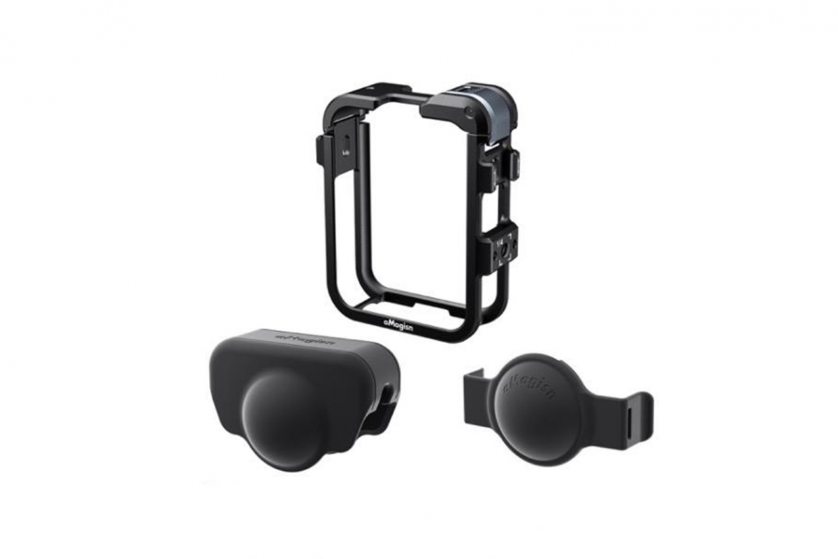 DJI OSMO 360 - Hliníkový rám s krytkami objektivů pro DJI OSMO 360 (Black)