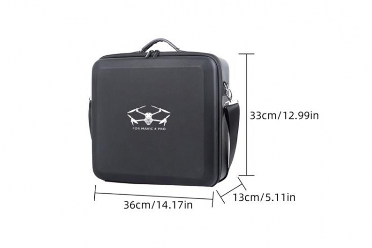 DJI MAVIC 4 Pro - Černé PU pouzdro na rameno pro DJI Mavic 4 Pro
