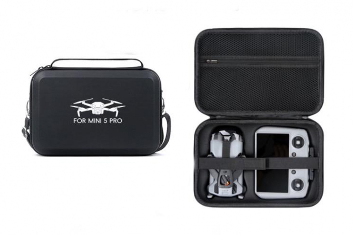 DJI Mini 5 Pro - Černé PU pouzdro na rameno pro DJI Mini 5 Pro (DJI RC 2)
