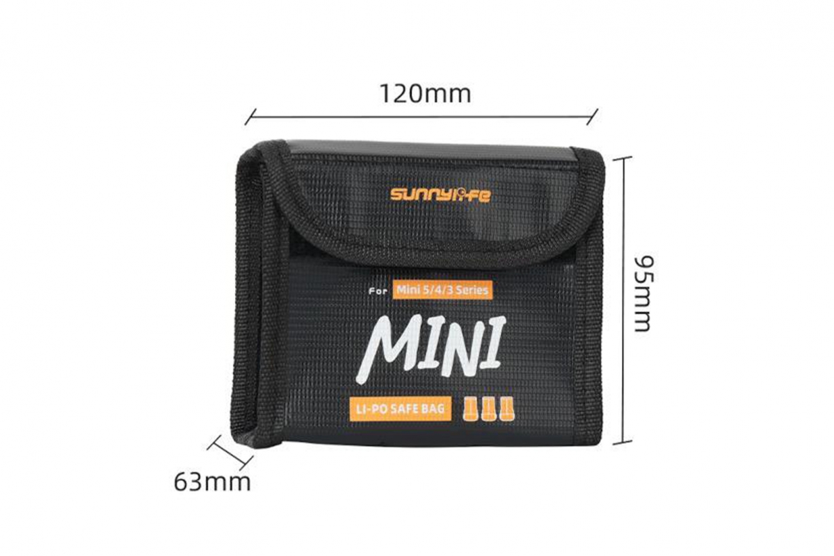 DJI Mini 5 Pro - Ohnivzdorná taška na baterie pro DJI Mini 5 Pro (3 baterie)