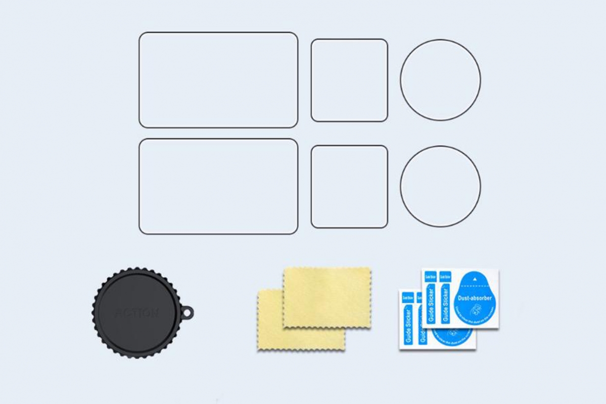 DJI Osmo Action - CYNOVA Ochranná fólie na displej a kryt objektivu pro DJI Osmo Action 6