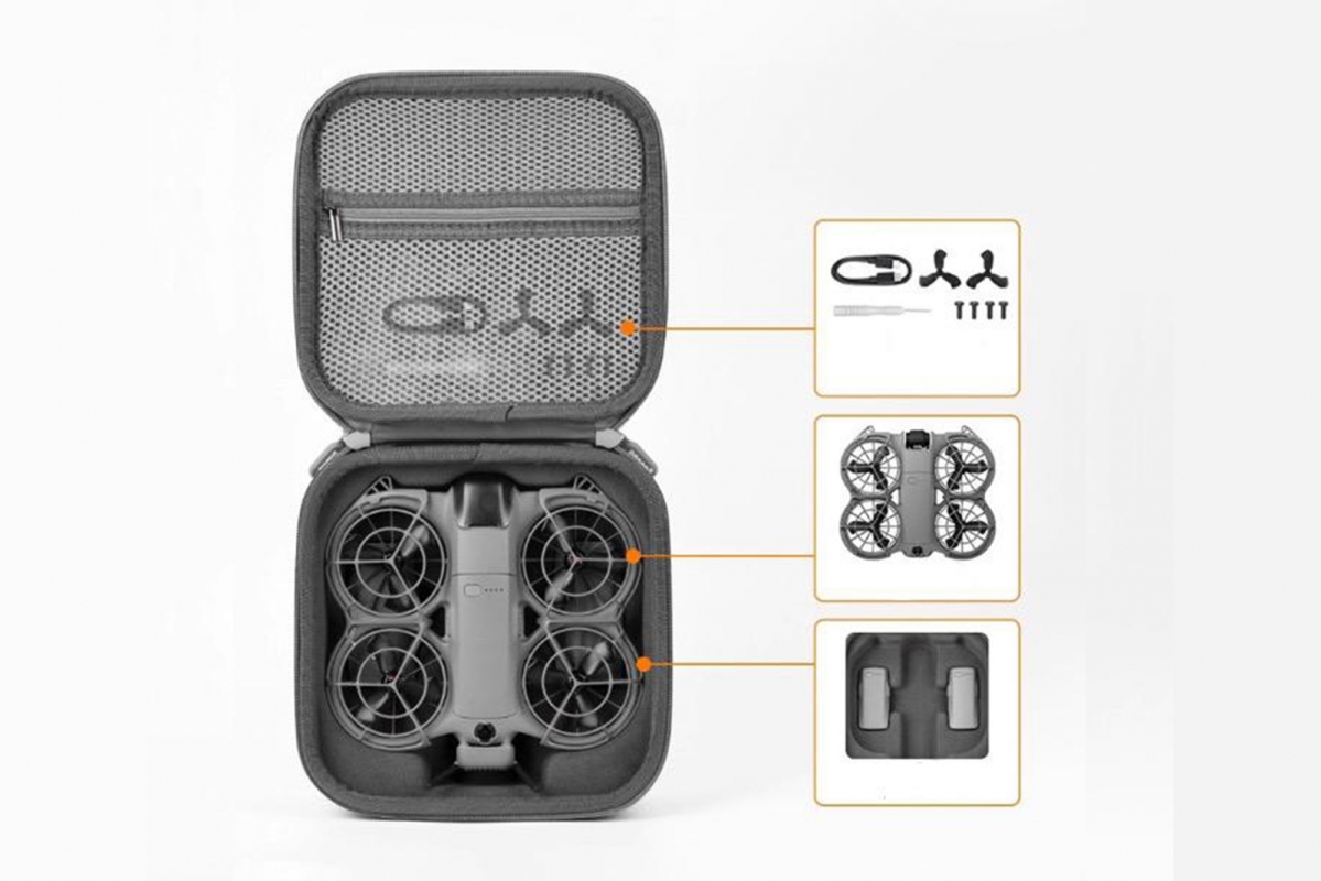 DJI Neo 2 - Barevné PU pouzdro na rameno pro DJI NEO 2 (Grey)