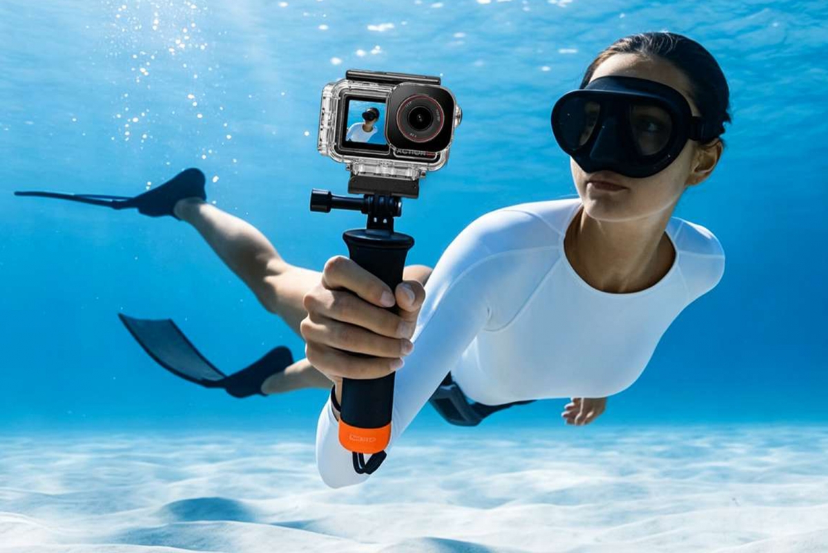 DJI Osmo - PULUZ 60 m magnetické vodotěsné potápěčské pouzdro pro DJI Osmo Action 5 Pro/4