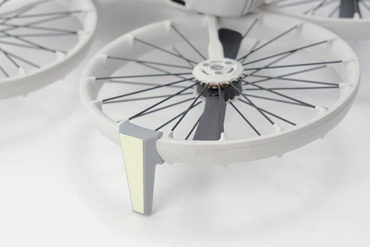 DJI Flip - Zadní podvozek s noční svítící nálepkou