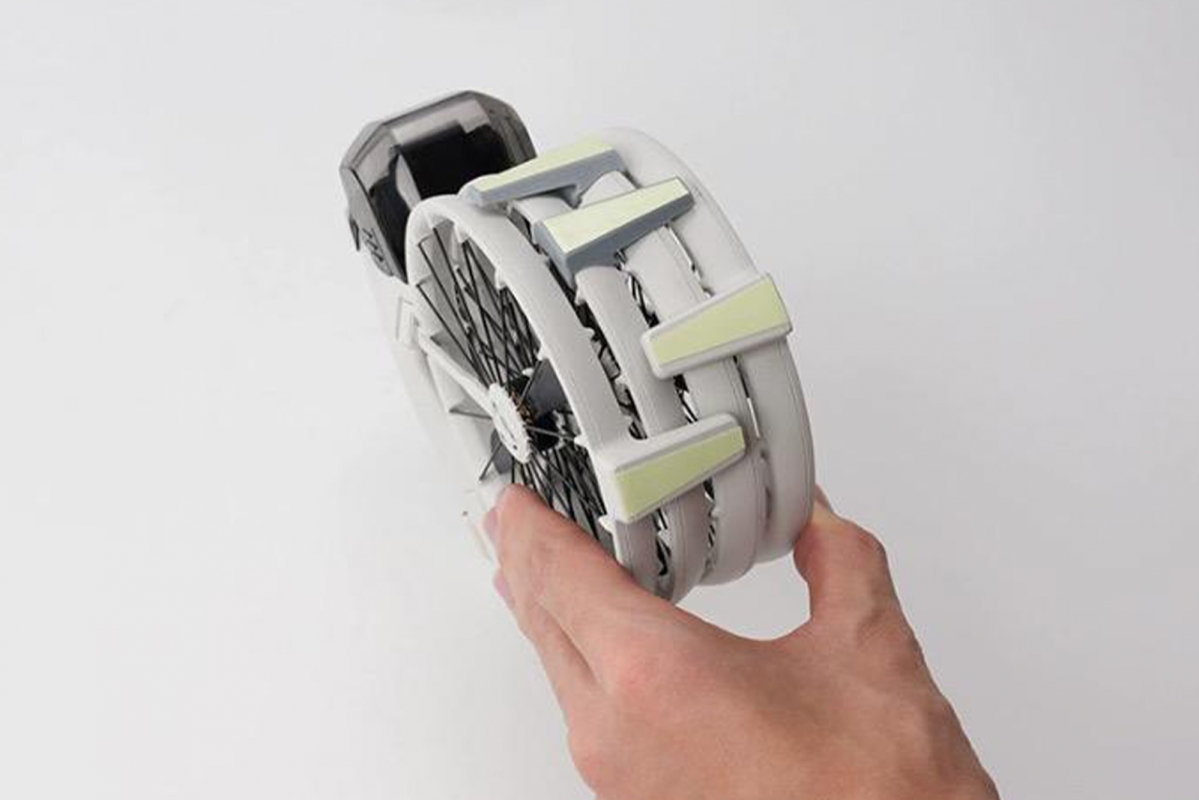 DJI Flip - Zadní podvozek s noční svítící nálepkou