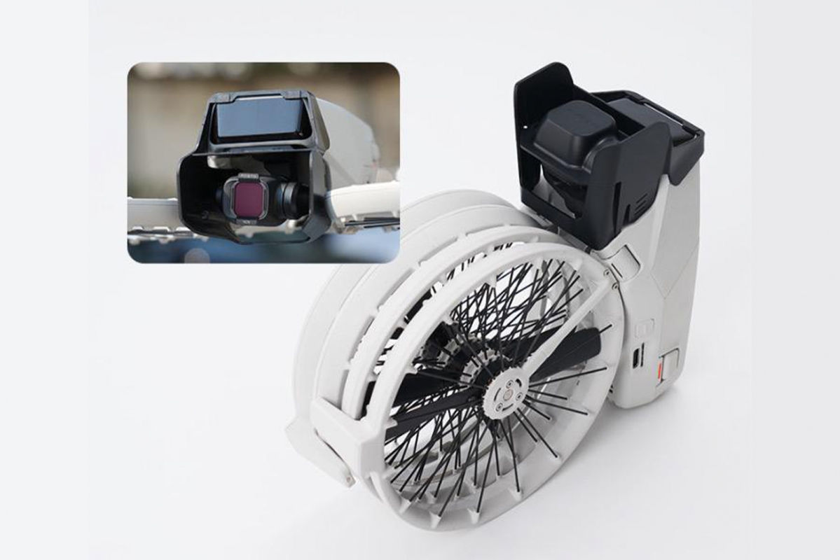 DJI Flip - 2v1 sluneční clona a ochrana gimbalu