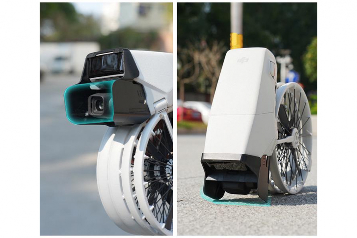 DJI Flip - 2v1 sluneční clona a ochrana gimbalu