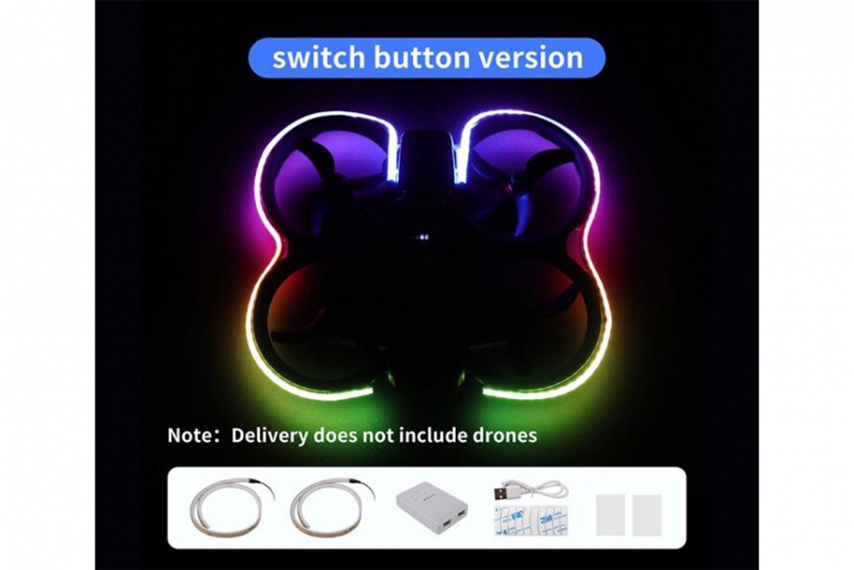 DJI NEO / DJI Avata 2 - Vodotěsný vícebarevný LED pásek