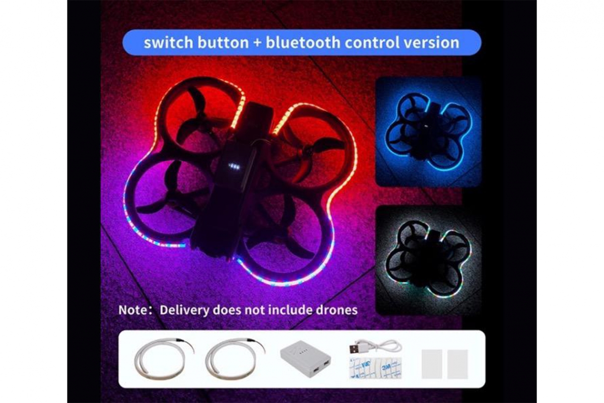 DJI NEO / DJI Avata 2 - Bluetooth voděodolný vícebarevný LED pásek