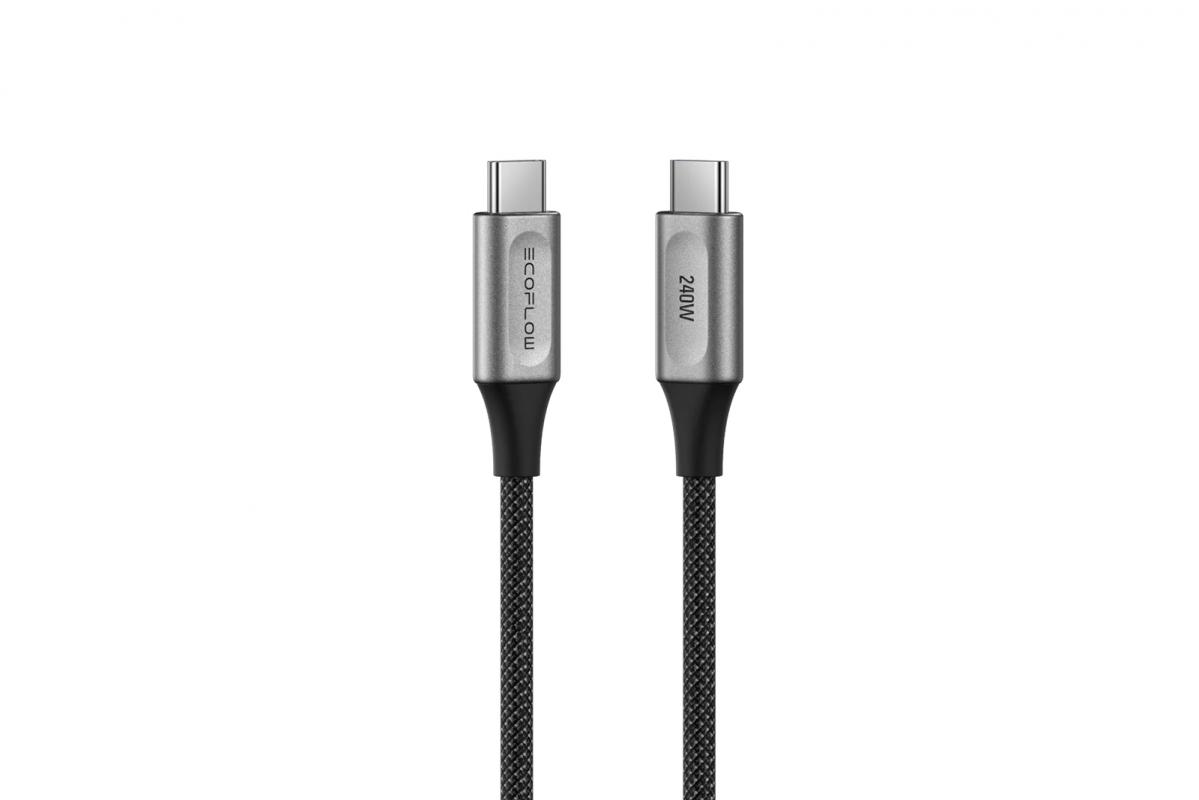 EcoFlow RAPID Pro USB-C do USB-C kabel (240W, Nylon)