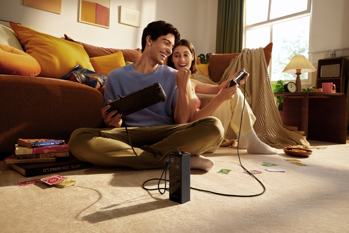 EcoFlow RAPID Power Banka (25000mAh,170W) 2x100W vestavěný USB-C kabel - černá