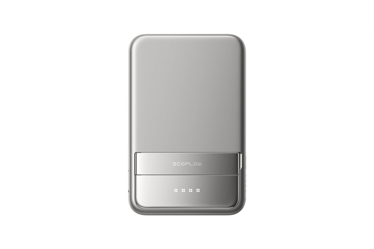 EcoFlow RAPID Magnetic Power Bank (5000mAh) - stříbrná