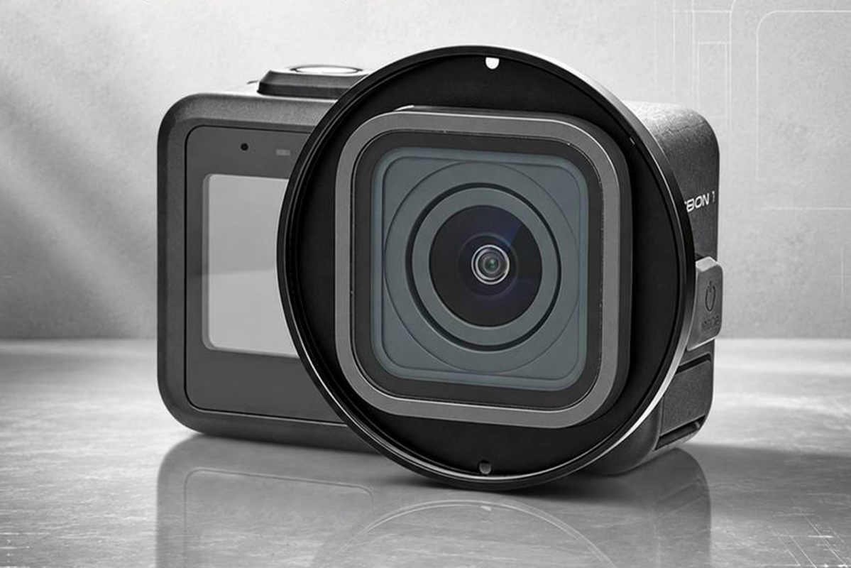 GoPro - UV filtr PULUZ 58mm s adaptérovým kroužkem a krytkou pro GoPro Mission 1/1 Pro