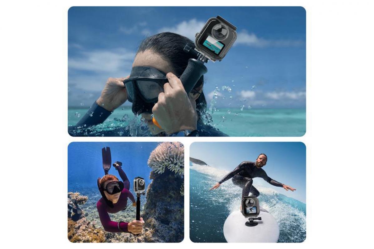 GoPro Max 2 - Puluz 45 mm – neviditelné vodotěsné pouzdro pro potápění