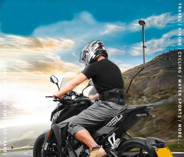 Bederní pás s nastavitelnou prodlužovací tyčí