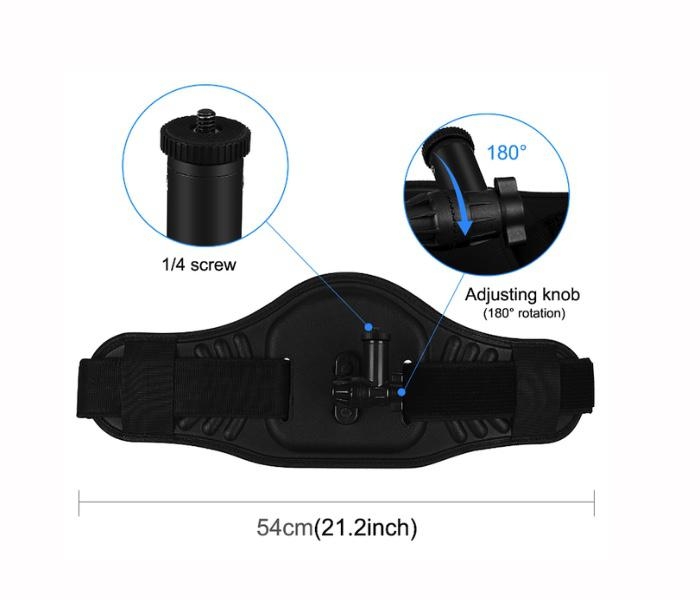 Bederní pás s prodlužovací tyčí pro akční kamery