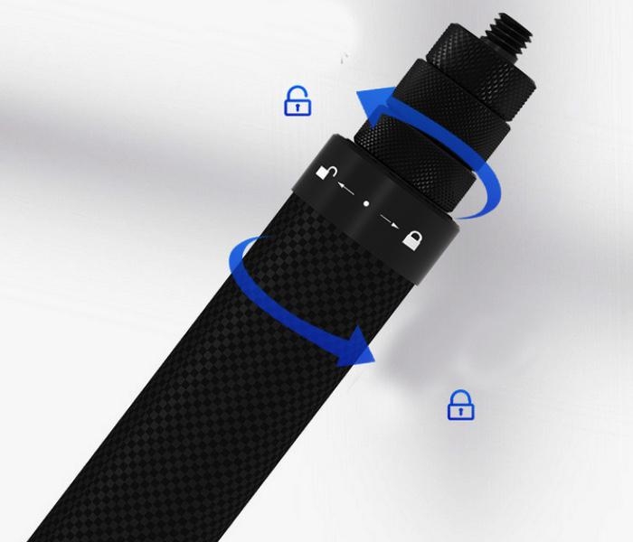 Insta360 X3 / X2 / One RS - Prodlužující selfie tyč na kameru (116 cm)