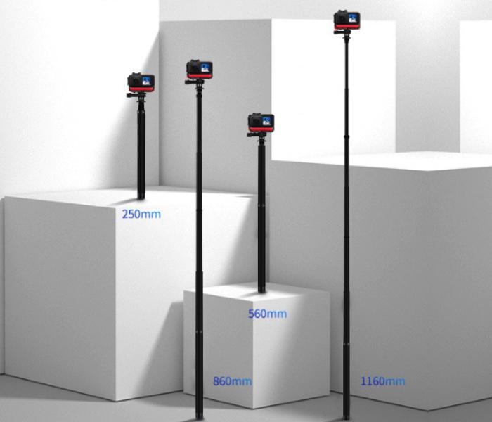 Insta360 X3 / X2 / One RS - Prodlužující selfie tyč na kameru (116 cm)