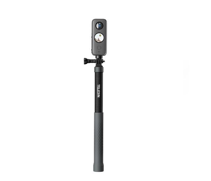 TELESIN - Prodlužující selfie tyč na kameru Insta360 X3 / X2 / One RS (1,2m)