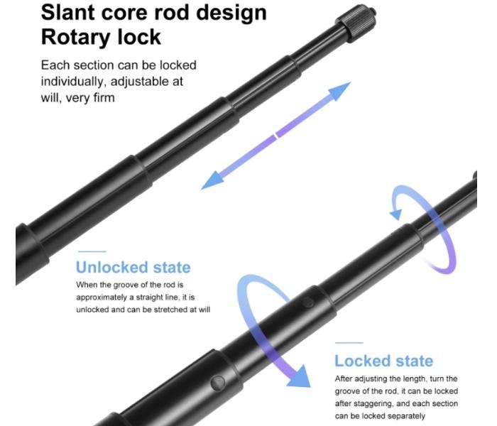 Insta360 X3 / X2 / One RS - Prodlužující selfie tyč na kameru (73,5 cm)