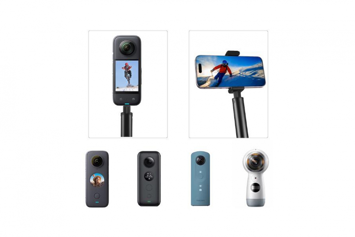 Insta360 X3 / X2 / One RS - Neviditelná selfie tyč (200 cm)