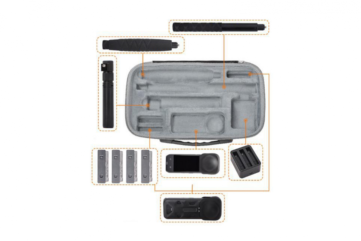 Insta360 X5 / X4 - velké silné polyesterové pouzdro