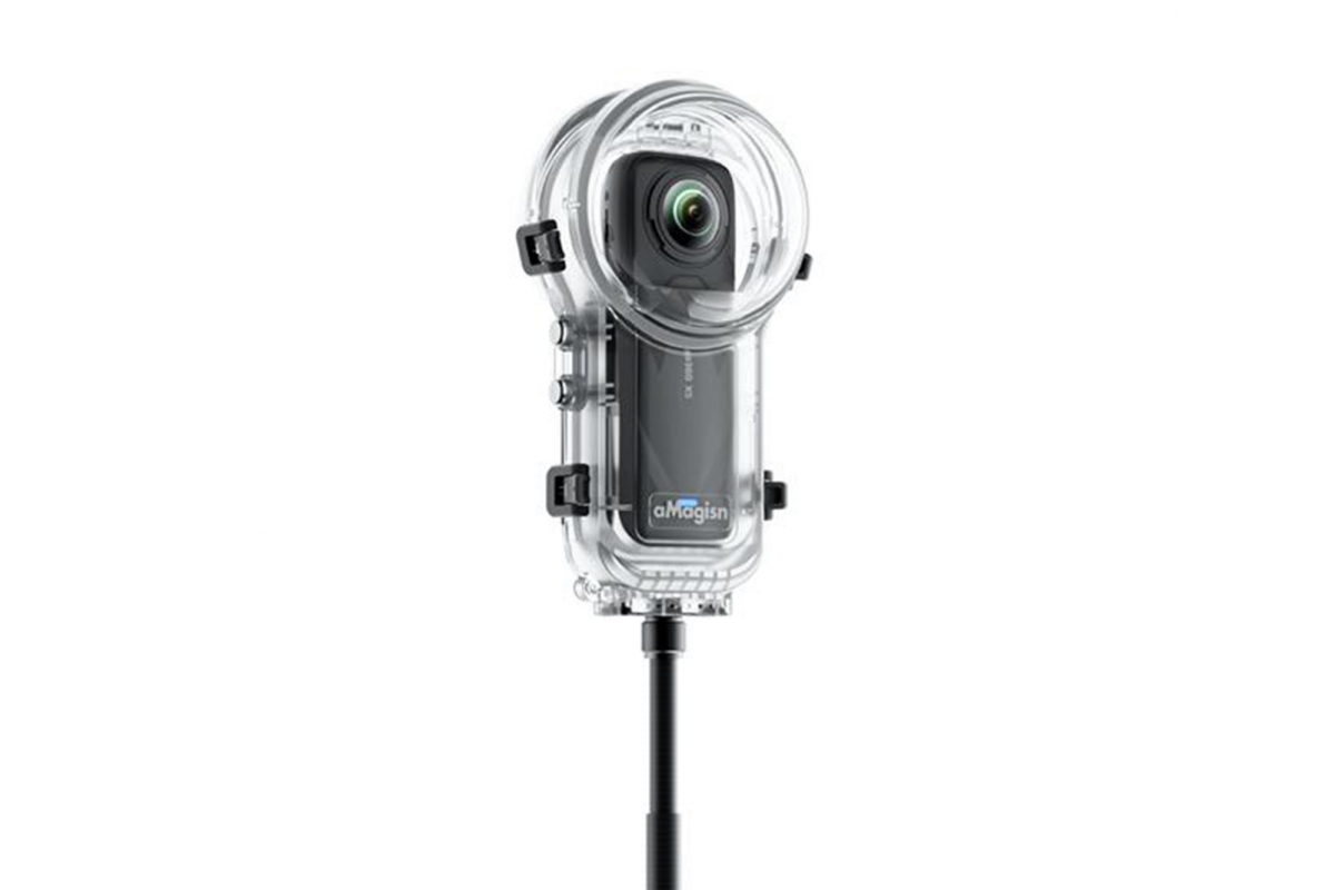 Insta 360 X5 - 60m rychlouzavírací neviditelné potápěčské pouzdro pro Insta360 X5