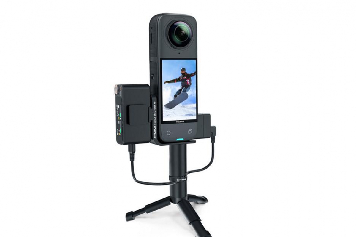 Insta 360 X5 - CYNOVA DJI Mic 2 držák pro Insta360 X5