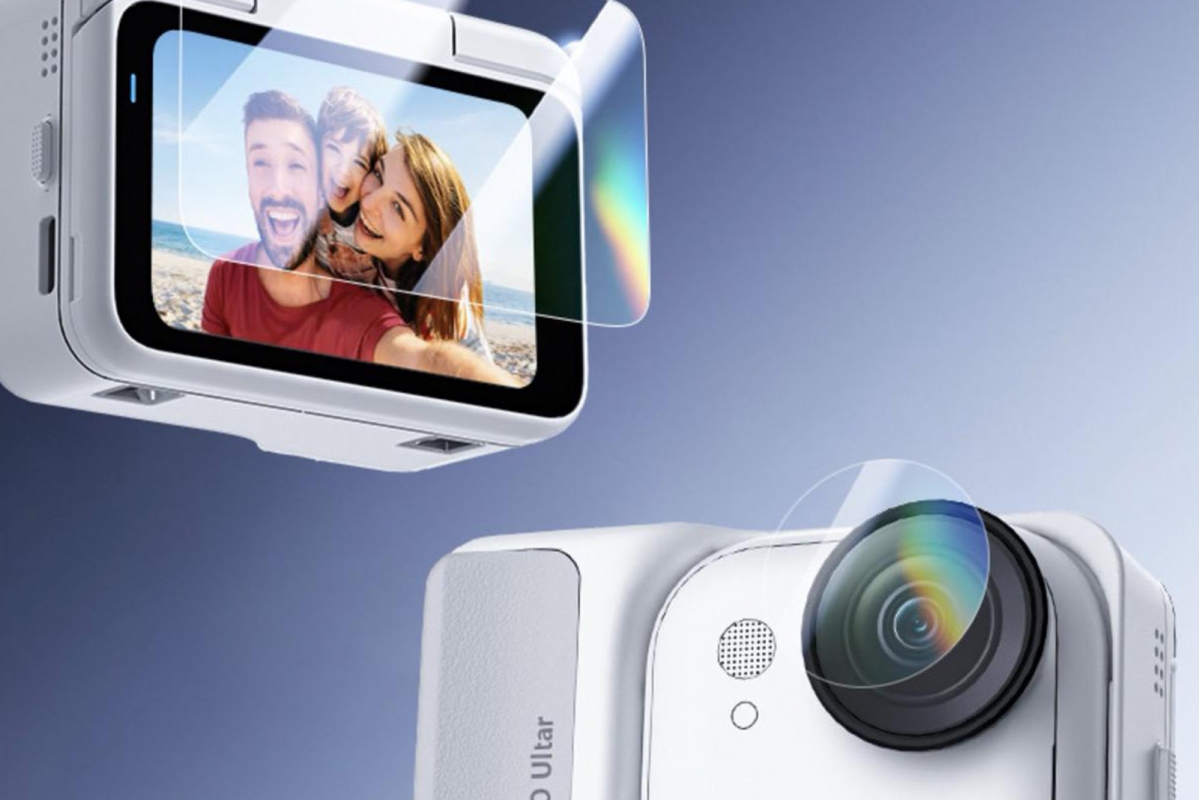 Insta 360 Go Ultra - Ochranná fólie na displej a chránič čočky pro Insta360 GO Ultra