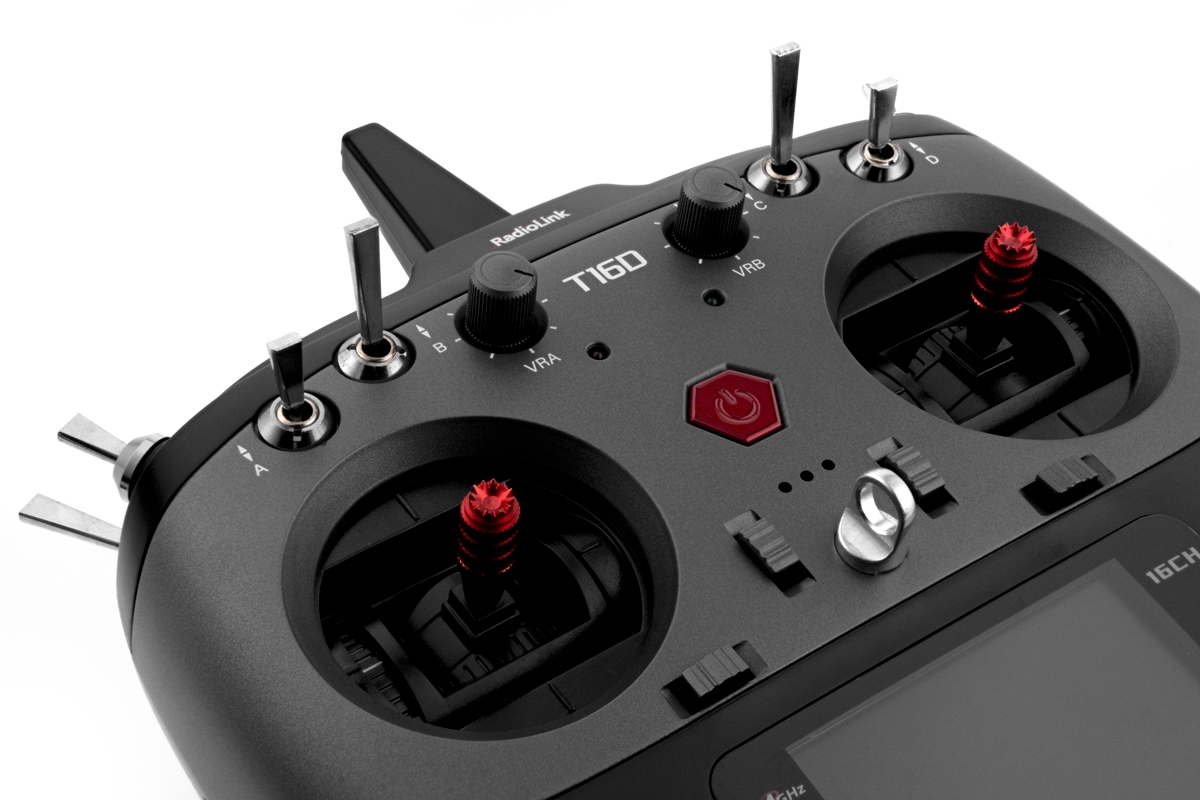 Vysílač T16D s přijímačem R16F,